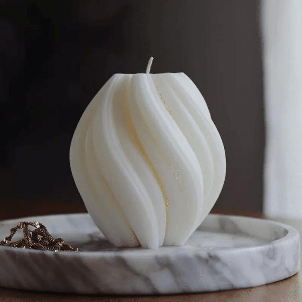 Kaars mal Nordic Swirl - Afbeelding 3